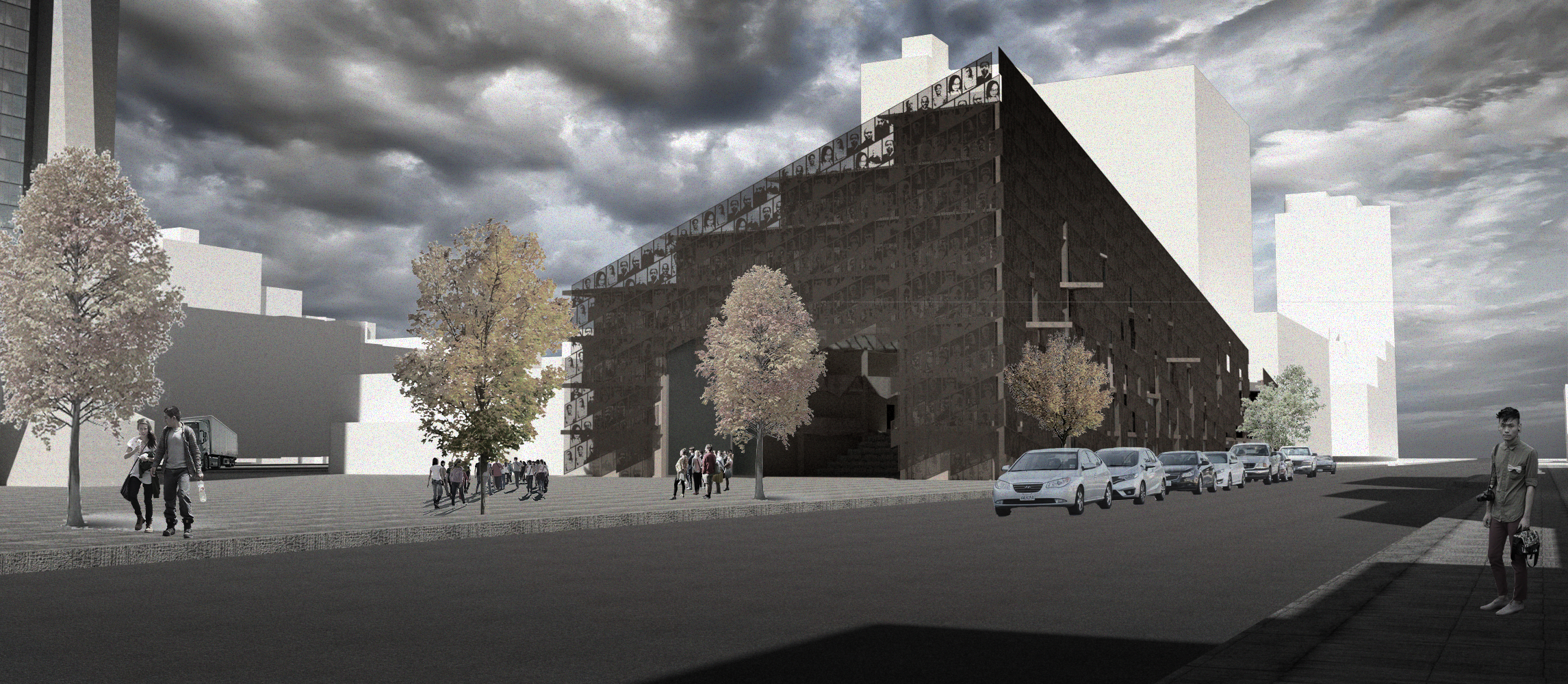 Harlem Cultural Exterior Perspective Render